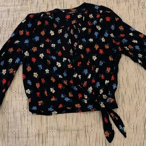 Madewell wrap top